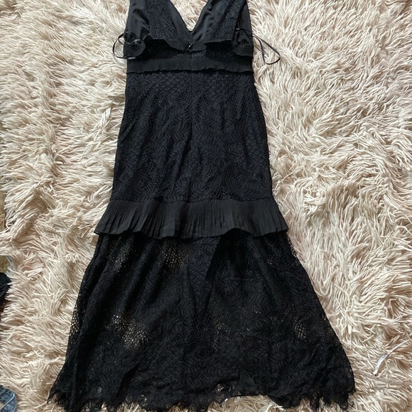 Lulus black lace dress size XS  - NWOT - Picture 10 of 11
